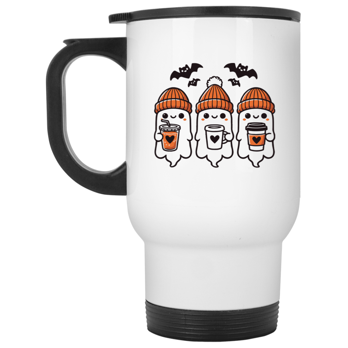 CLOSEOUT - White Travel Mug