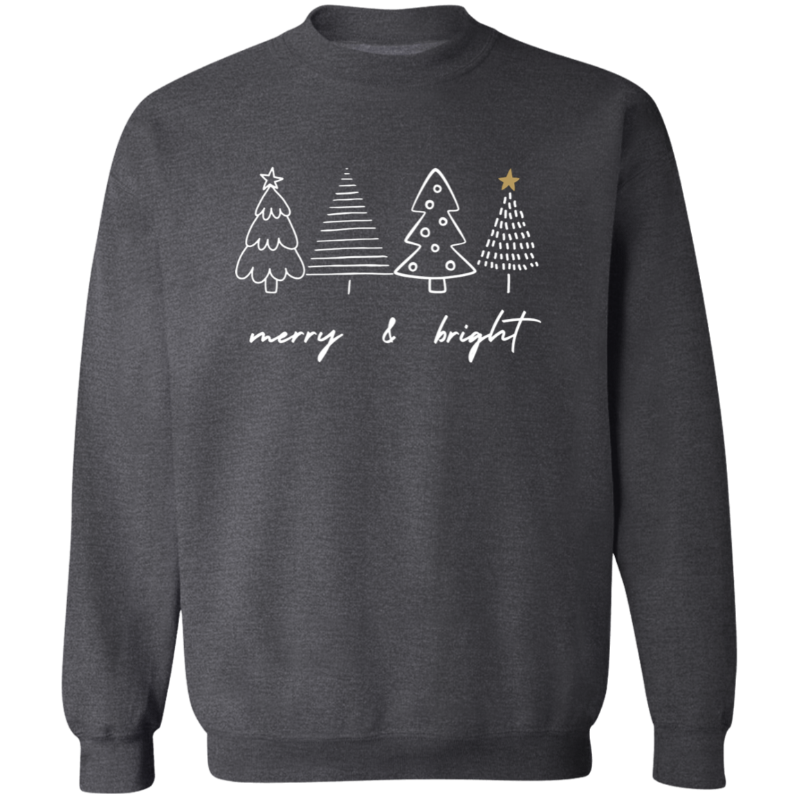 For Her | Merry & Bright | Hoodie |Cropped | Crewneck