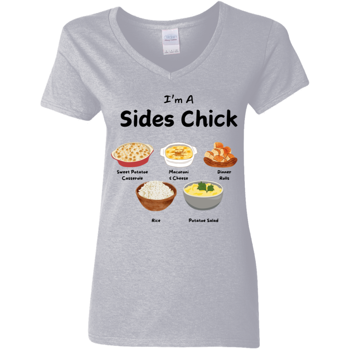 For Her | Sides Chick - Hoodie | Crewneck Sweater | Crew T-shirt | V Neck T-shirt
