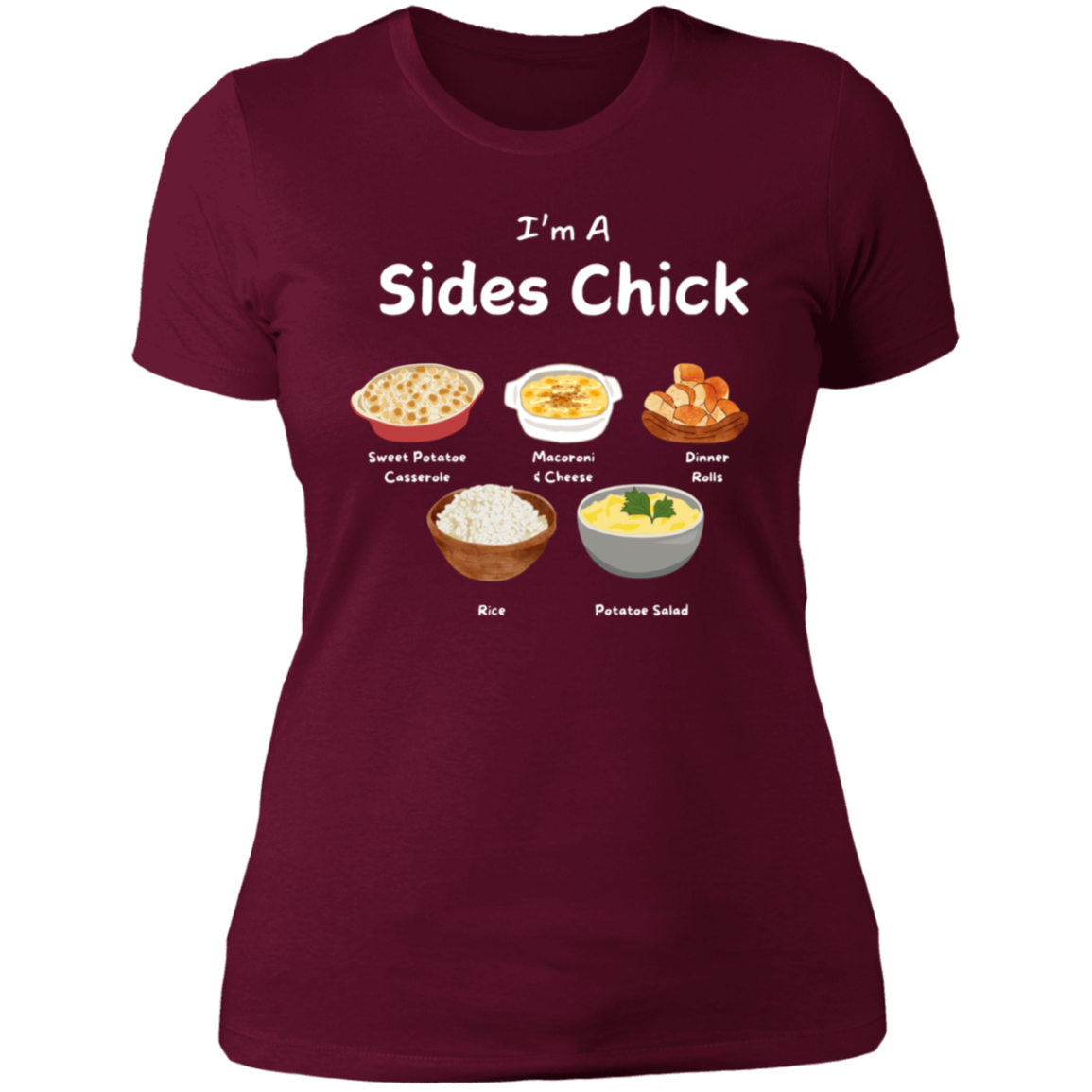 For Her | Sides Chick - Hoodie | Crewneck Sweater | Crew T-shirt | V Neck T-shirt