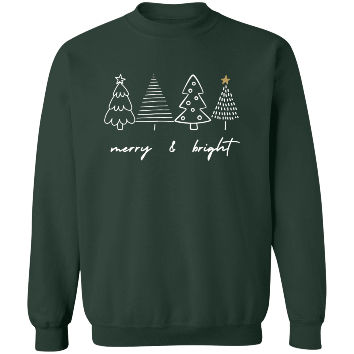 For Her | Merry & Bright | Hoodie |Cropped | Crewneck