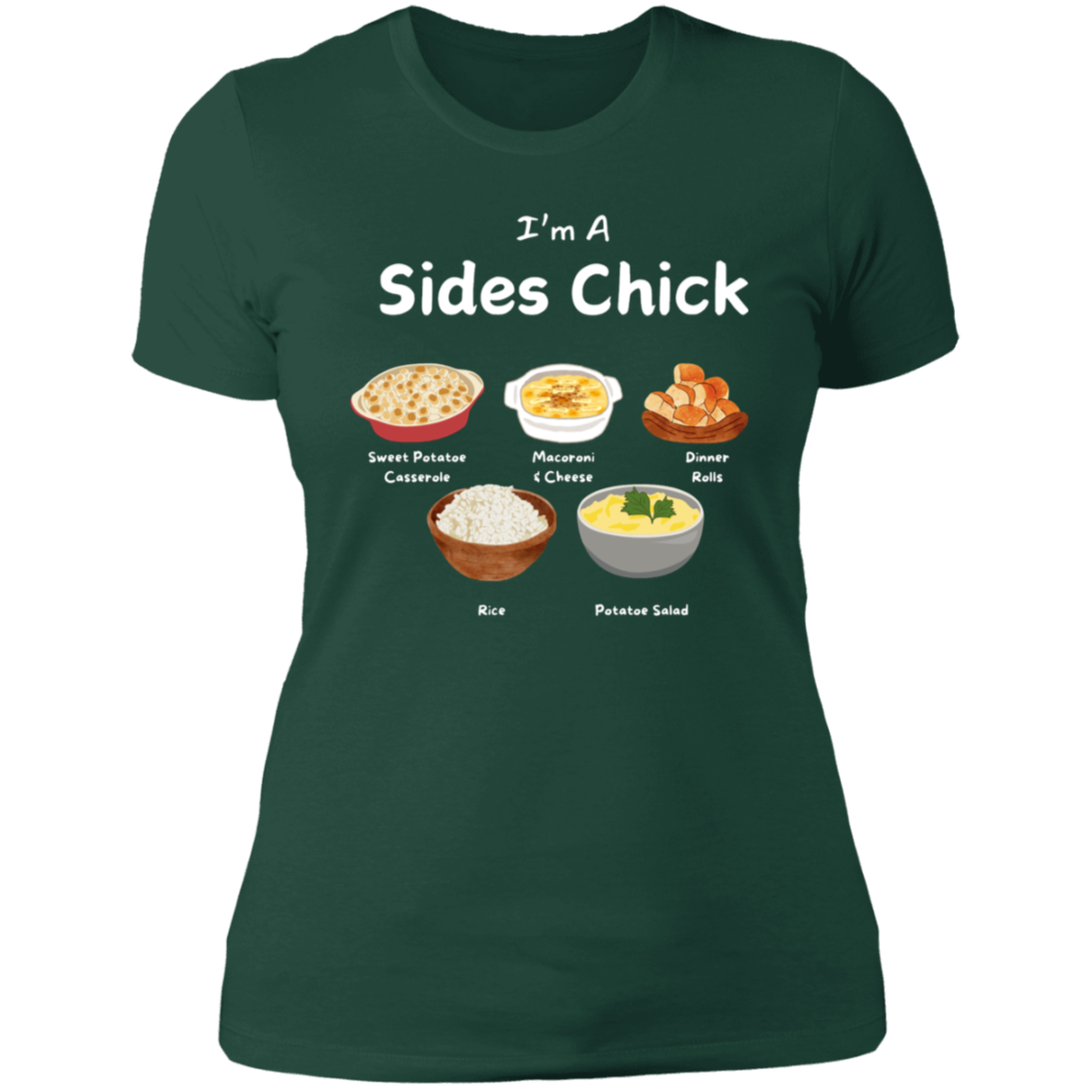 For Her | Sides Chick - Hoodie | Crewneck Sweater | Crew T-shirt | V Neck T-shirt