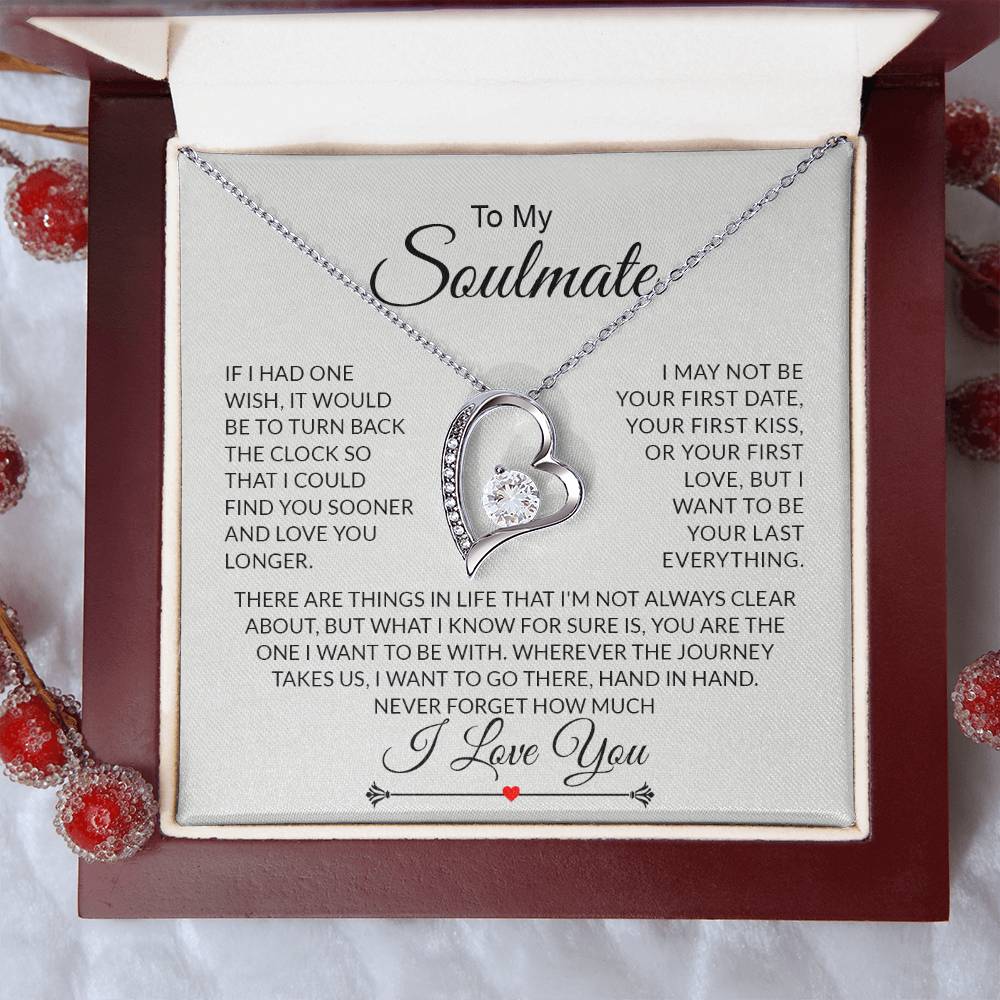 To My Soulmate | Forever Love Necklace