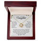 To My Daughter | Never Forget That I Love You - Love Knot Necklace