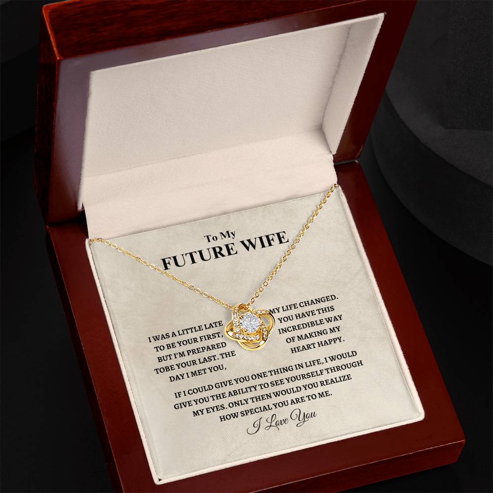To My Future Wife | Love knot Necklace