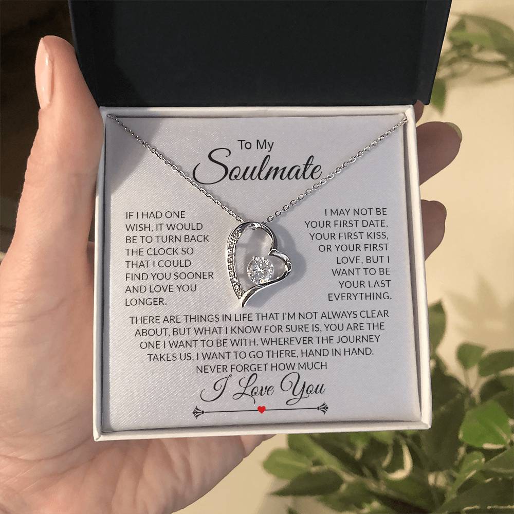 To My Soulmate | Forever Love Necklace