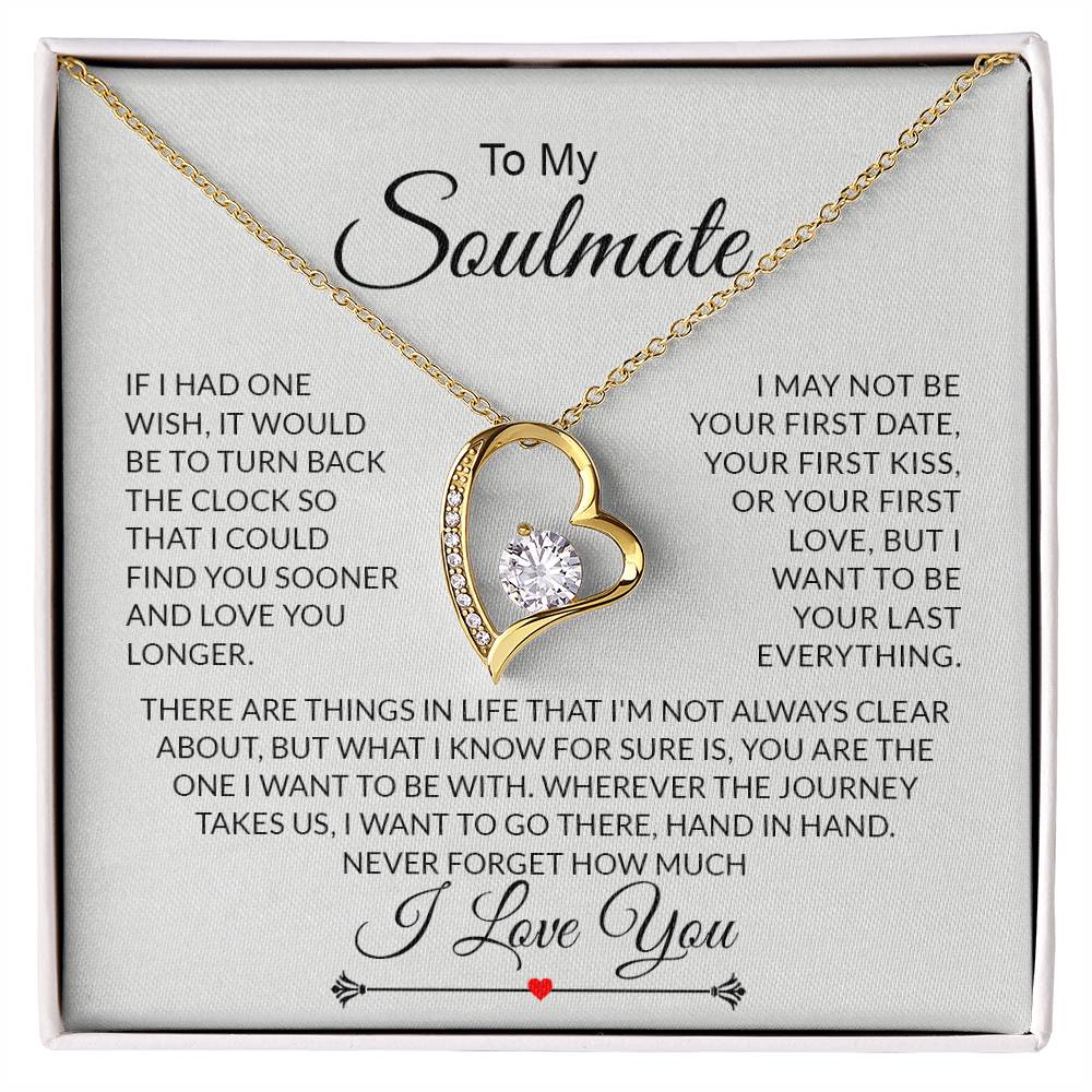 To My Soulmate | Forever Love Necklace