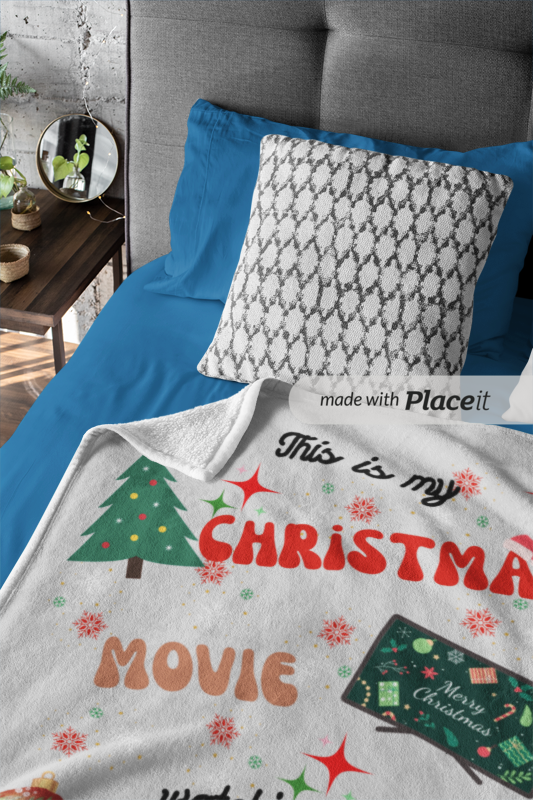 Christmas Blanket | Fleece & Sherpa | 50x60 60 x 80