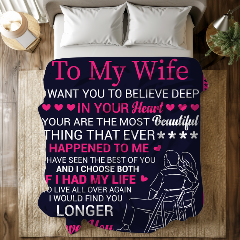 To My Wife | Arctic Fleece Blanket 50x60