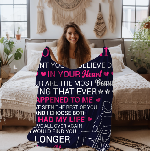 To My Wife | Arctic Fleece Blanket 50x60