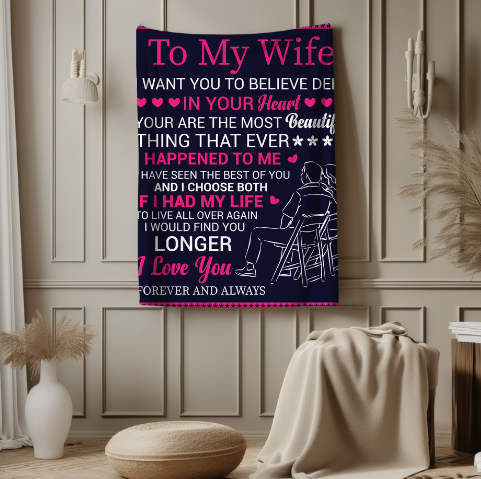 To My Wife | Arctic Fleece Blanket 50x60