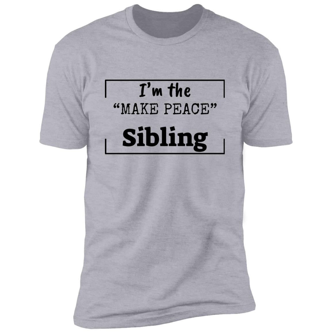 For Bro & Sis | Custom Siblings T-Shirts - Grey | White