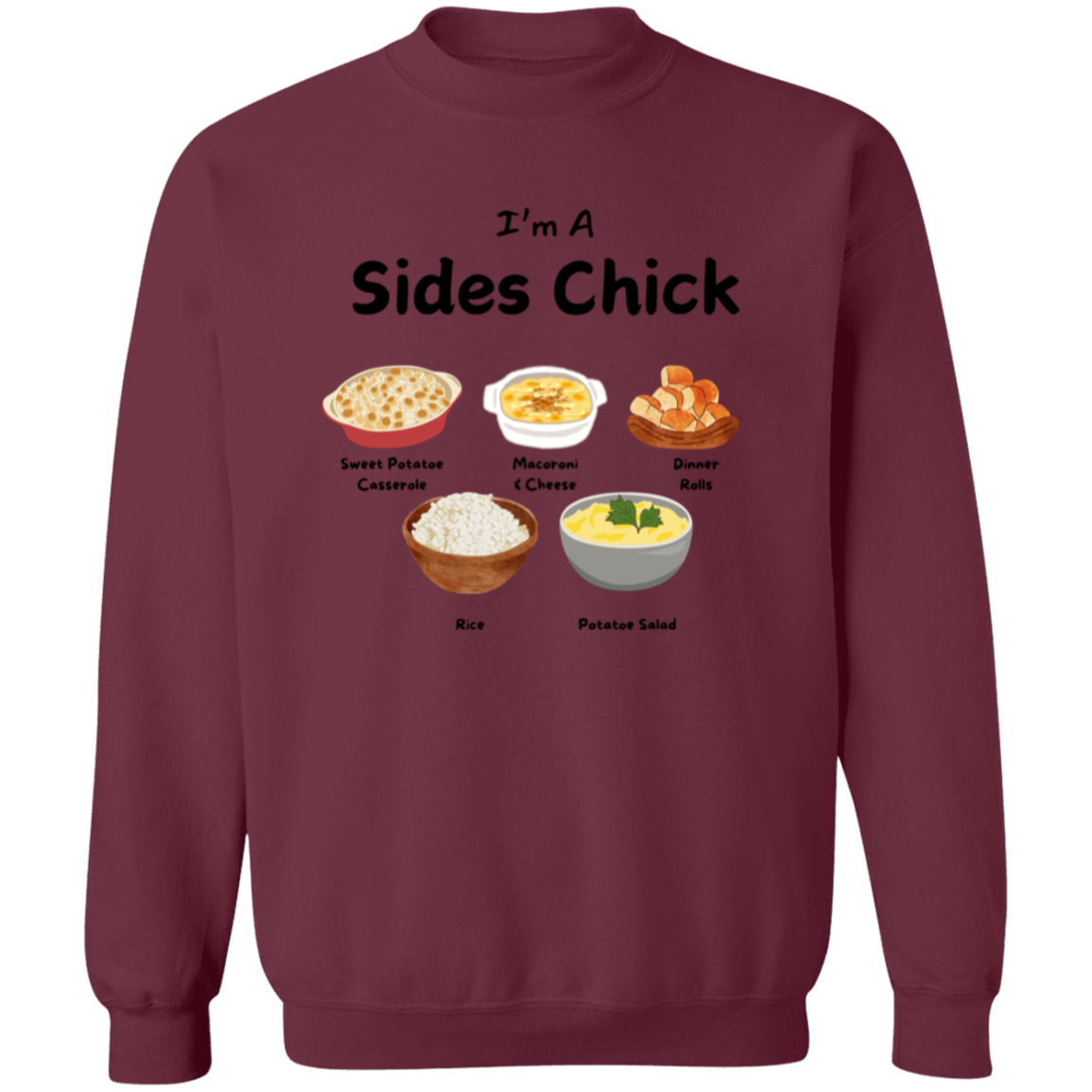 For Her | Sides Chick - Hoodie | Crewneck Sweater | Crew T-shirt | V Neck T-shirt