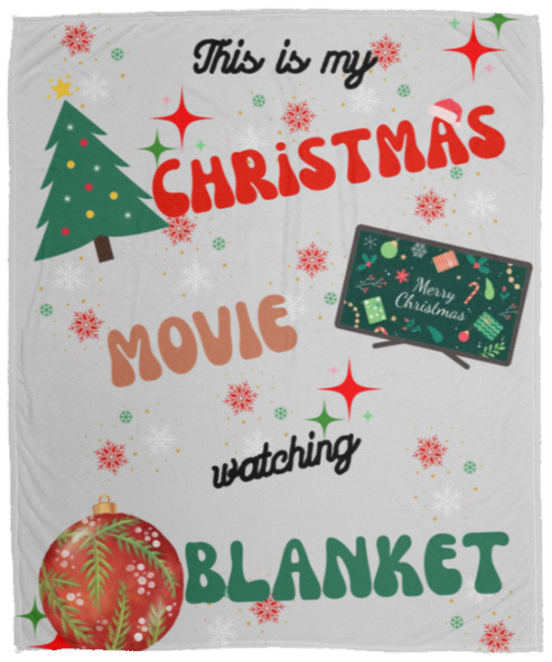 Christmas Blanket | Fleece & Sherpa | 50x60 60 x 80