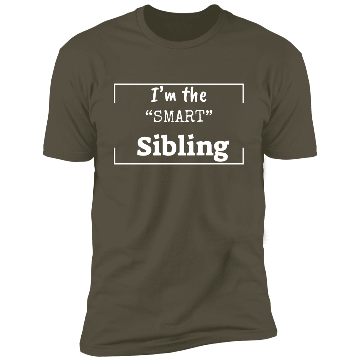 For Bro & Sis | Custom Sibling T-Shirt - Green | Black