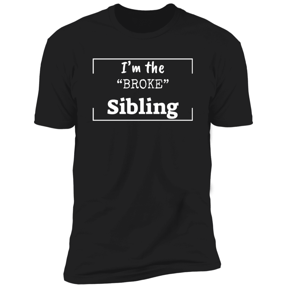 For Bro & Sis | Custom Sibling T-Shirt - Green | Black