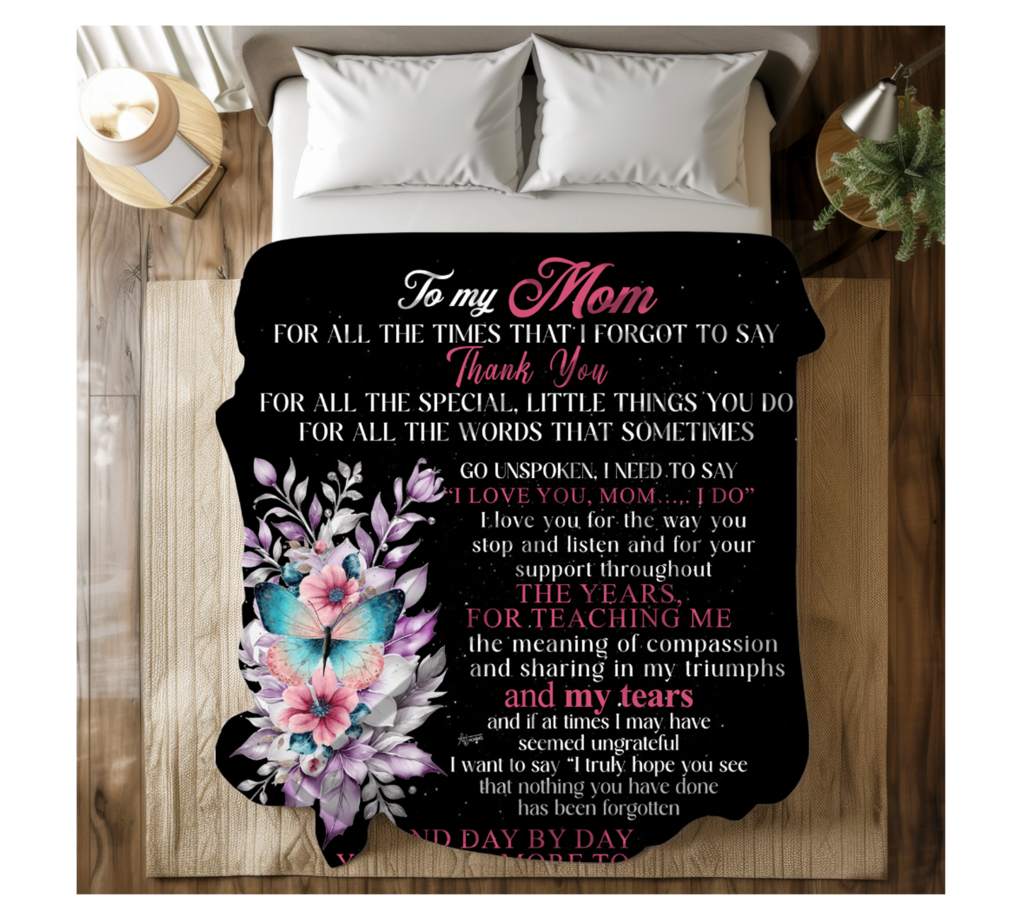 To My Mom | Arctic Fleece Blanket 50x60