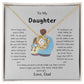 To My Daughter | Never Forget I Love You - Love Knot Necklace