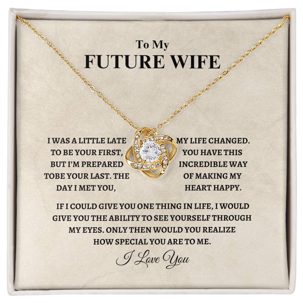 To My Future Wife | Love knot Necklace