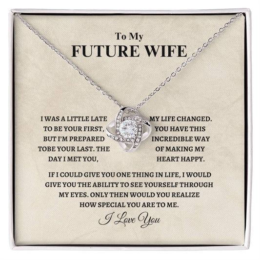 To My Future Wife | Love knot Necklace