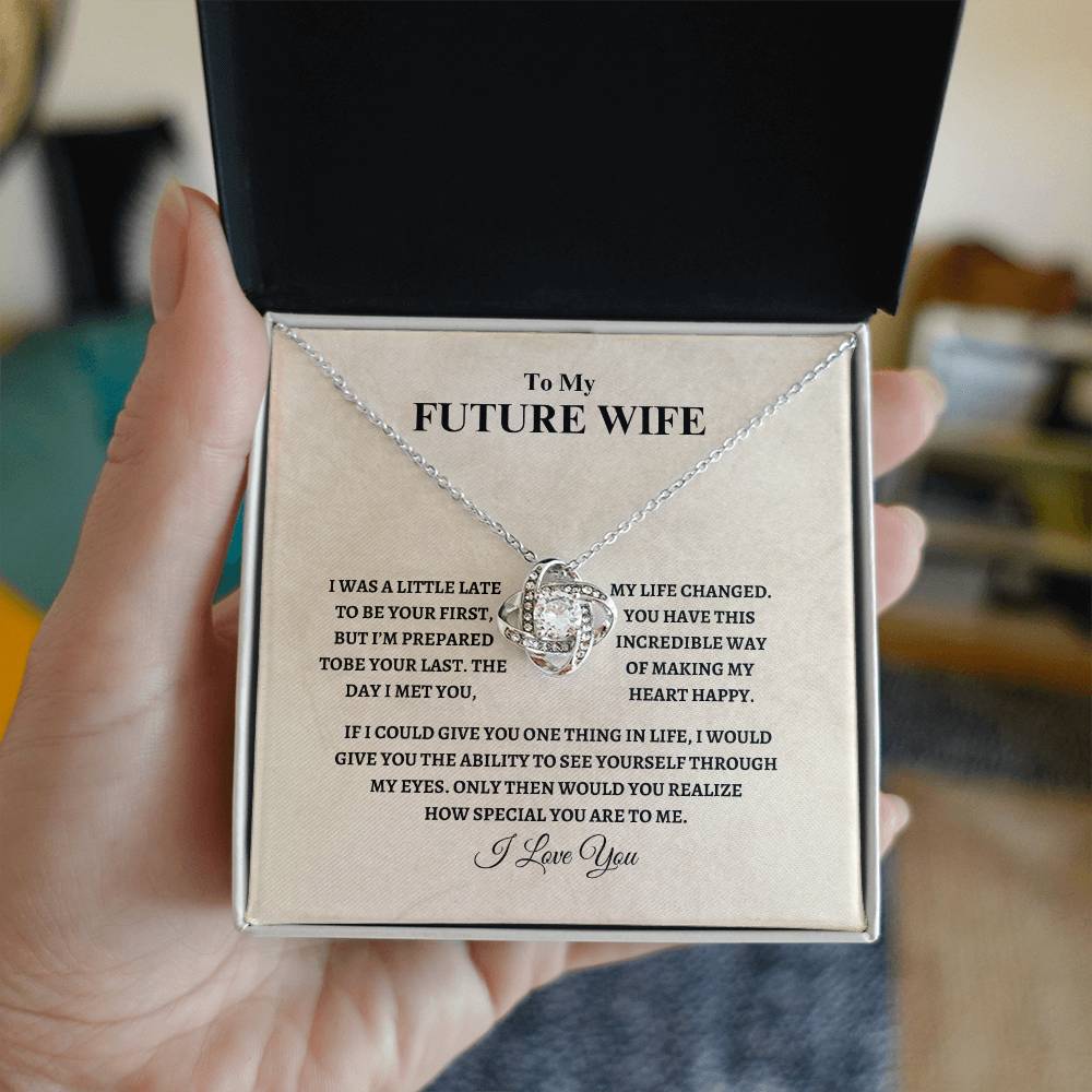 To My Future Wife | Love knot Necklace