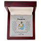 To My Daughter | Never Forget I Love You - Love Knot Necklace