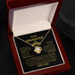 To My Daughter | Never forget - Love Knot Necklace