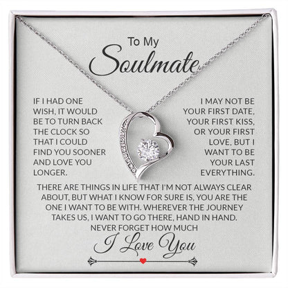 To My Soulmate | Forever Love Necklace