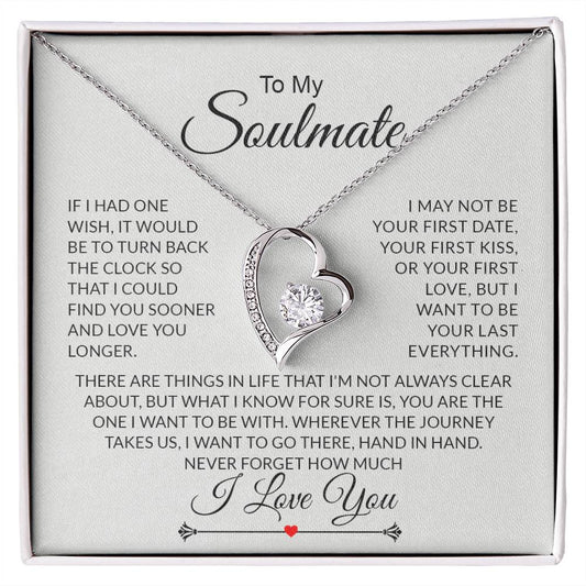 To My Soulmate | Forever Love Necklace